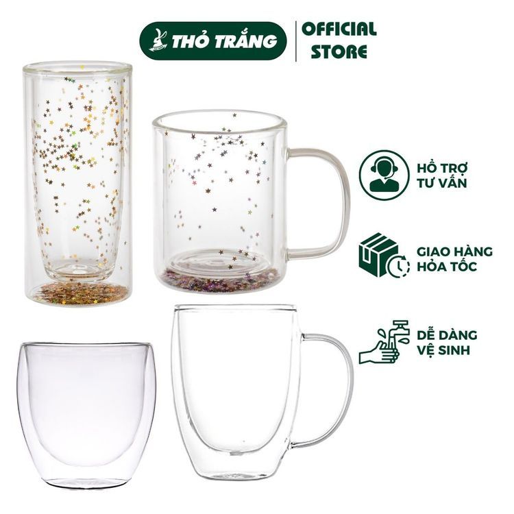 No. 2 - Ly Cà Phê Thủy Tinh 2 Lớp Sweejar - 5