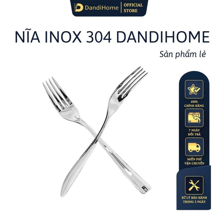 No. 1 - Nĩa Inox 304 DandiHome - 2