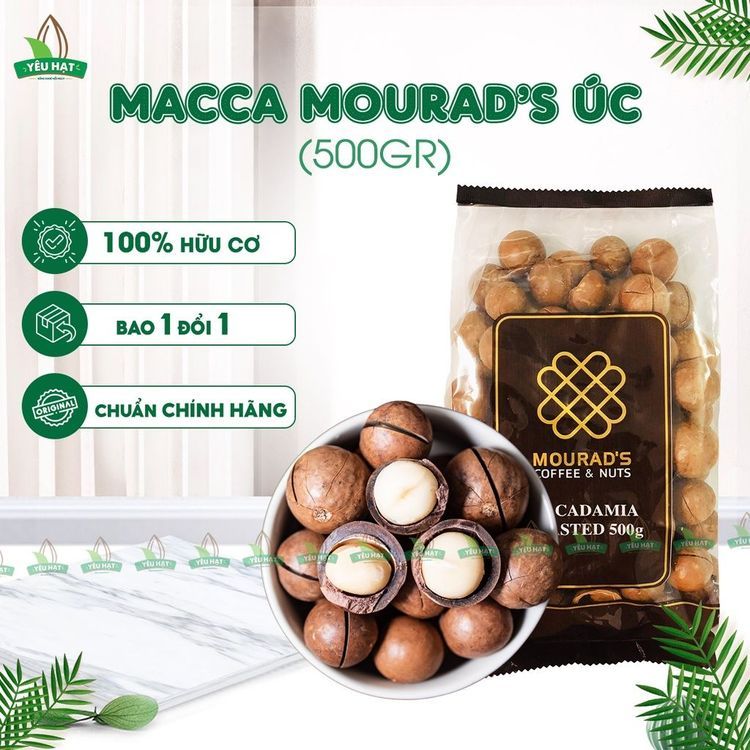 No. 8 - Hạt Macca Úc Nứt Vỏ Mourad's - 1