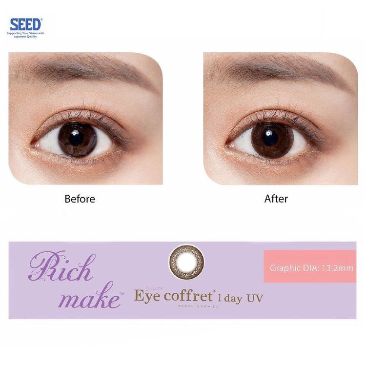 No. 4 - Kính Áp Tròng Màu Eye Coffret 1 Day UV - 6