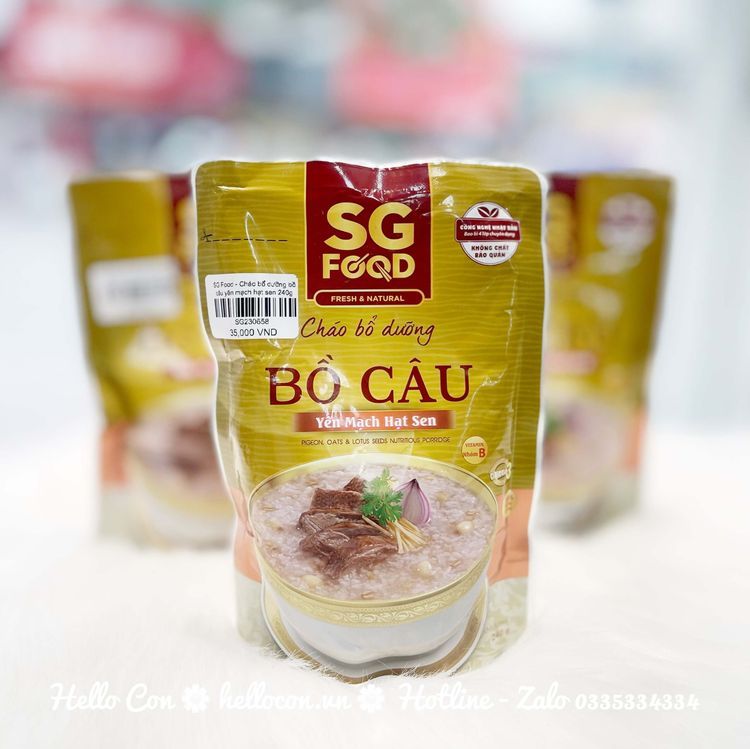 No. 3 - Cháo Tươi Yến Mạch Hạt Sen SGFood - 3
