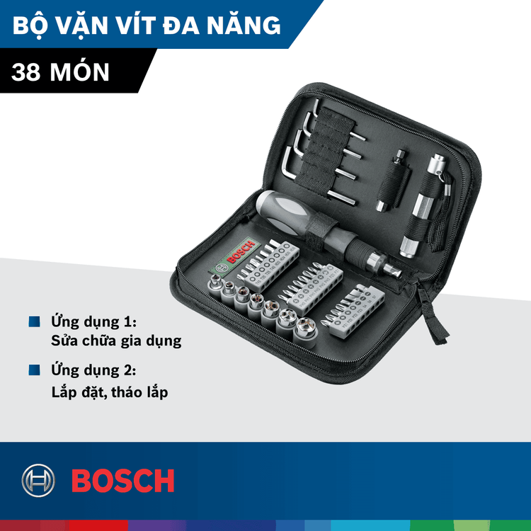 No. 2 - Bộ Tua Vít Đa Năng Bosch 2607019506 - 3