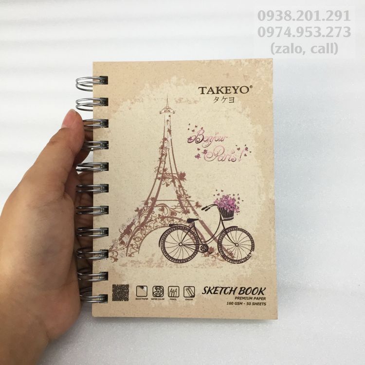 No. 3 - Sổ Sketchbook Takeyo - 3