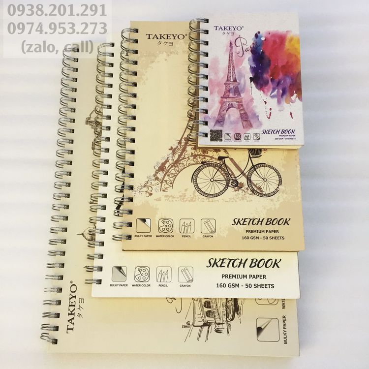 No. 3 - Sổ Sketchbook Takeyo - 4