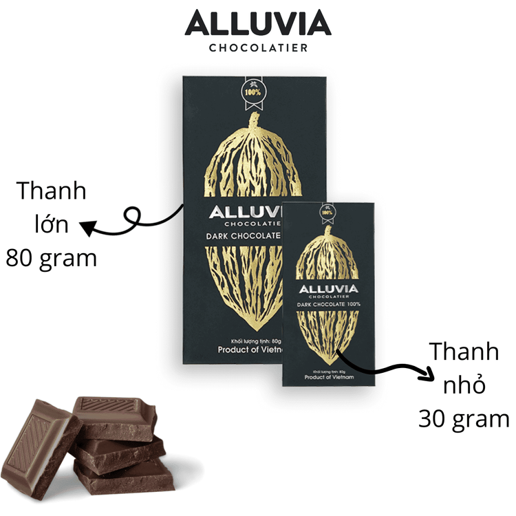 No. 6 - Socola Đen Nguyên Chất Không Đường Alluvia - 2