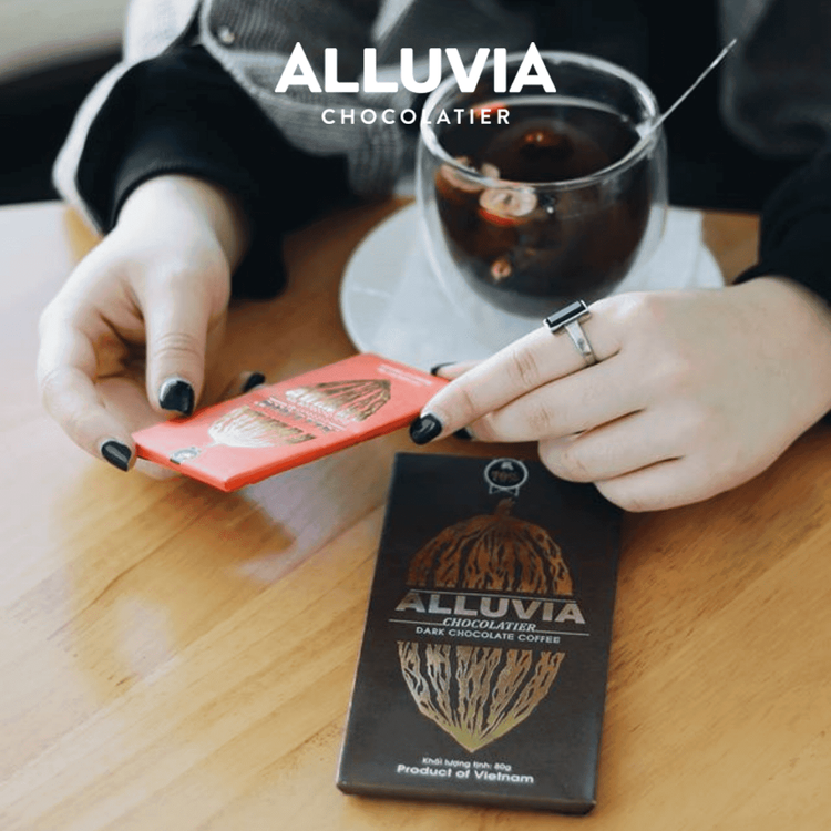 No. 6 - Socola Đen Nguyên Chất Không Đường Alluvia - 6