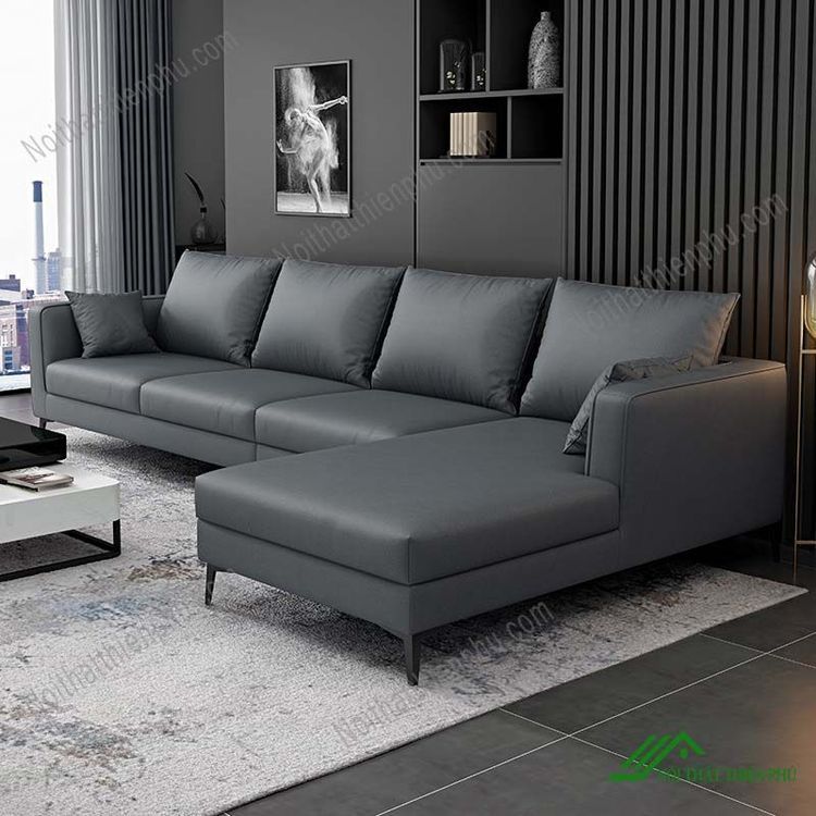 No. 8 - Sofa Da Cao Cấp Tay Vuông - 1
