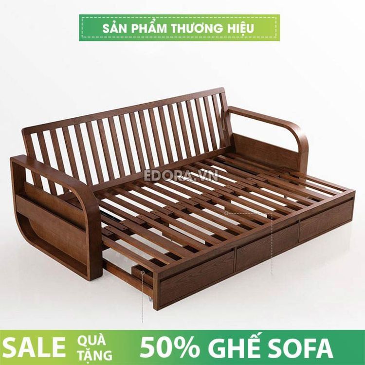 No. 1 - Ghế Sofa Giường Gỗ Đa Năng - 1