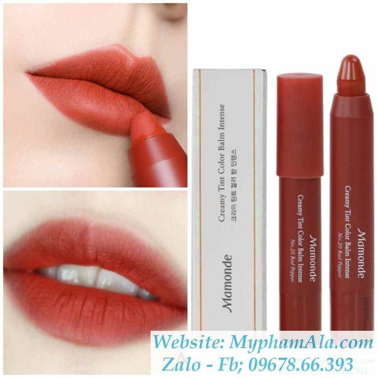 No. 3 - AMOREPACIFIC Son Bút Chì Mamonde Creamy Tint Color Balm Intense - 4