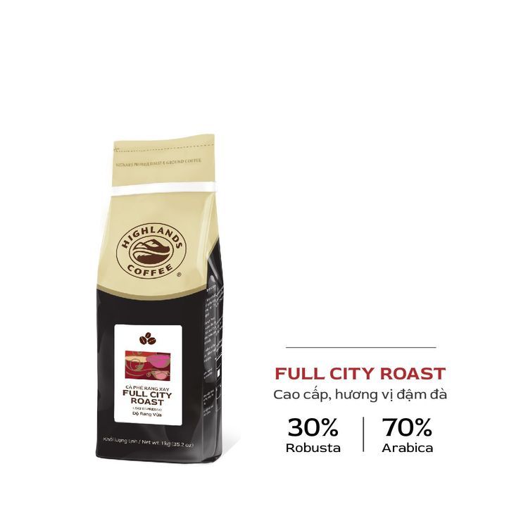 No. 5 - Cà Phê Hạt Rang Full City Roast Highlands Coffee - 3