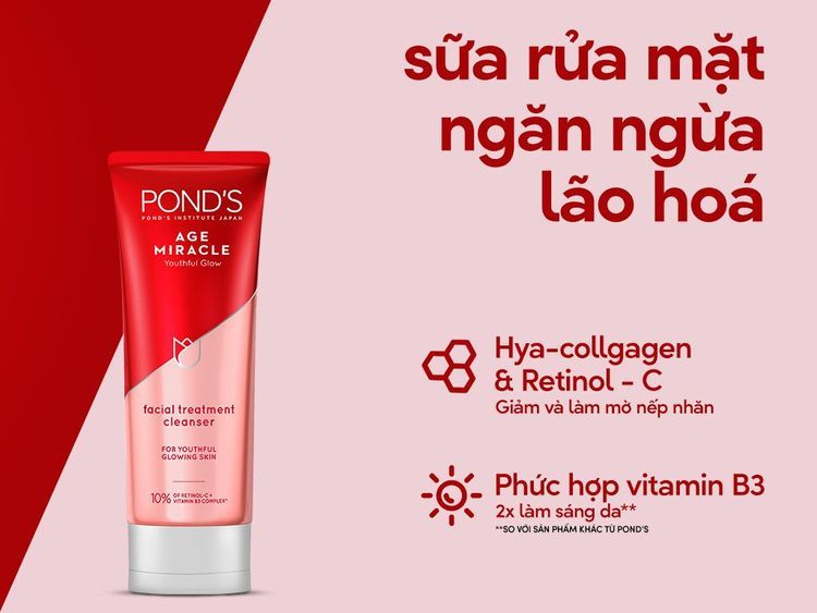 No. 2 - Sữa Rửa Mặt Ngăn Ngừa Lão Hoá Pond's Age Miracle - 2