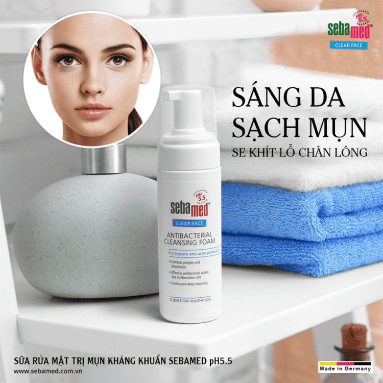 No. 1 - Sữa Rửa Mặt Tạo Bọt Kháng Khuẩn Trị Mụn Sebamed - 6