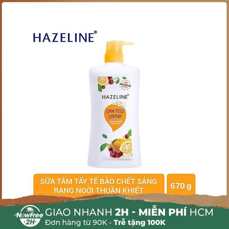 No. 1 - Sữa Tắm Hazeline Tẩy Tế Bào Chết Sáng Da Cam Yuzu Và Cherry - 4
