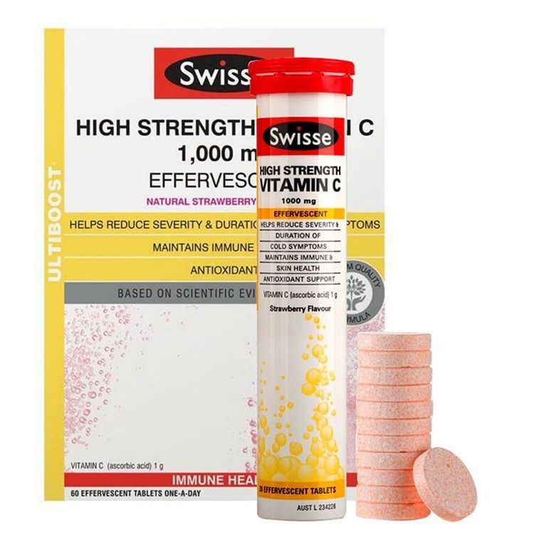 No. 3 - Viên C sủi Swisse High Strength Vitamin C 1000mg - 4