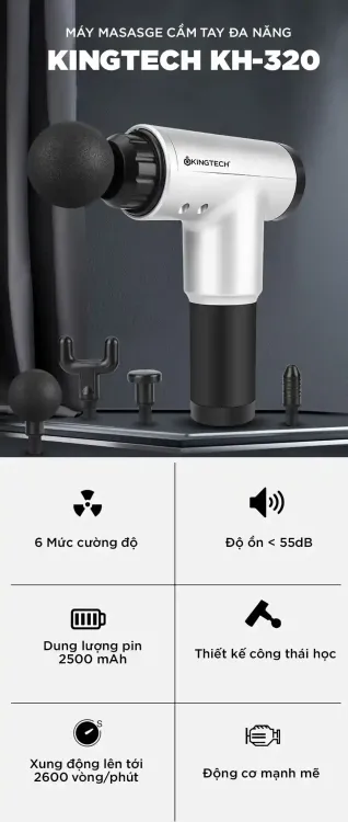 No. 3 - Súng Massage KINGTECH KH-320 - 2