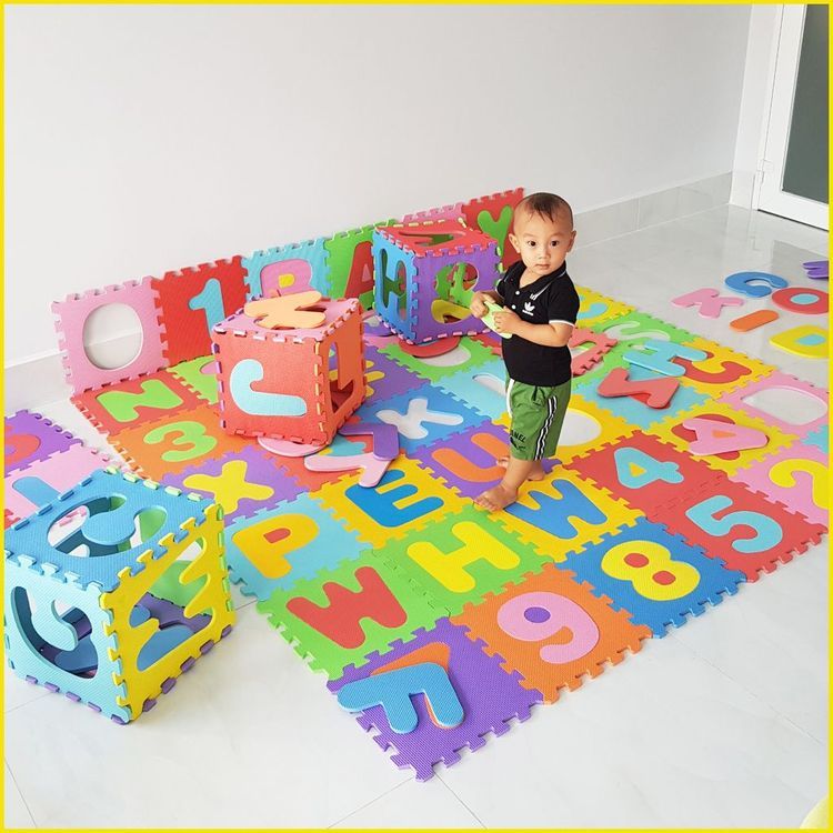 No. 3 - Xốp Lót Sàn Toyhouse Chữ Cái Nhiều Màu Cho Bé - 6
