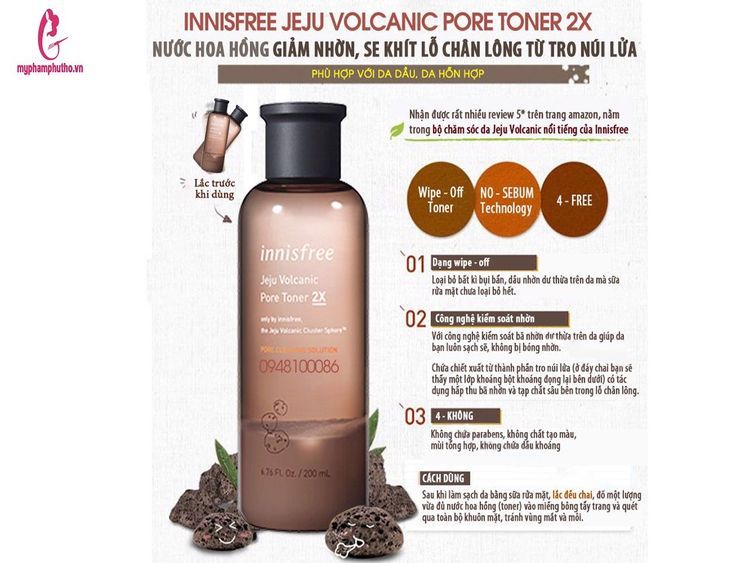 No. 1 - Innisfree Jeju Volcanic Pore Toner 2X - 2