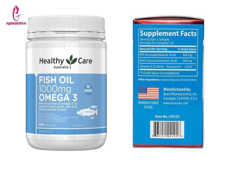 No. 7 - Viên Uống Omega 3 Healthy Care Fish Oil 1000mg - 3