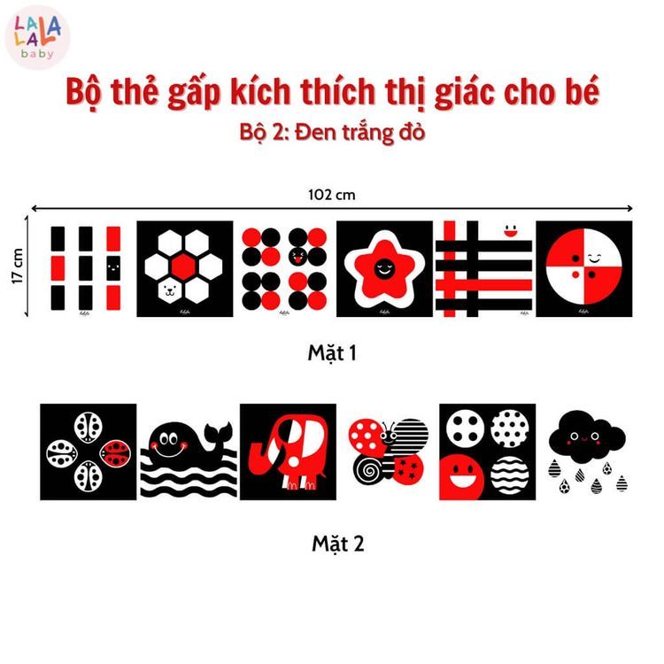 No. 8 - Bộ Thẻ Gấp Kích Thích Thị Giác - 1