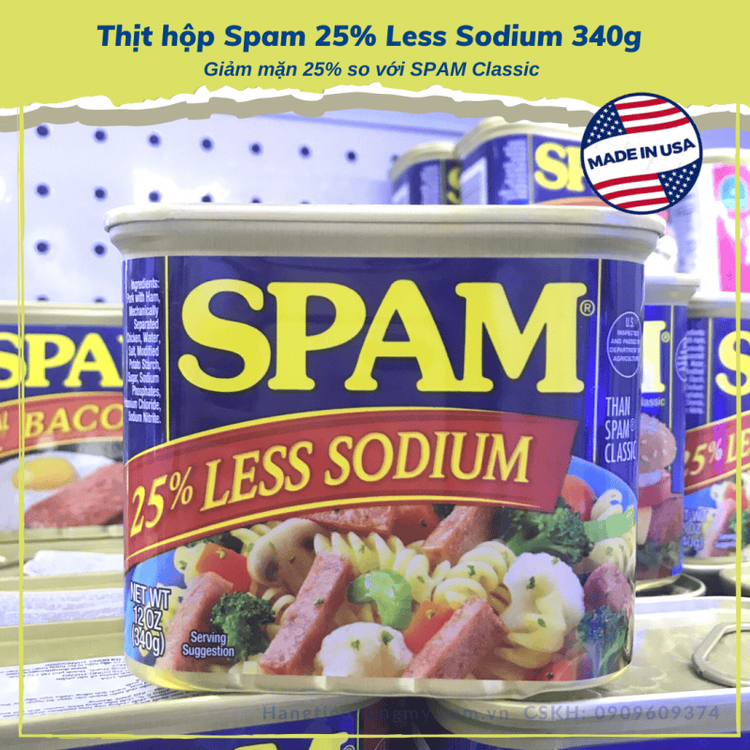 No. 4 - Thịt Hộp Spam 25% Less Sodium - 5