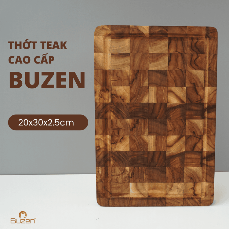 No. 6 - Thớt Gỗ Teak Buzen - 2