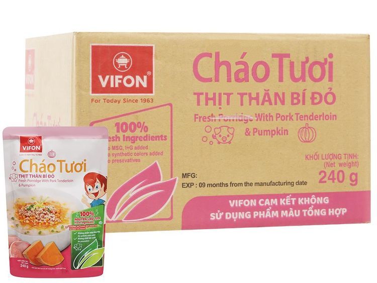 No. 1 - Cháo Tươi Vifon Thịt Thăn Bí Đỏ - 3