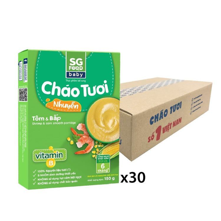 No. 5 - Cháo Tươi Nhuyễn Tôm & Bắp Sài Gòn Food - 4