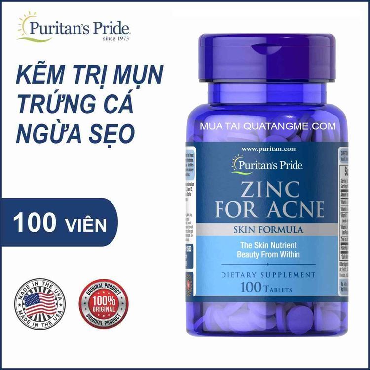 No. 2 - Viên Kẽm Zinc For Acne - 3