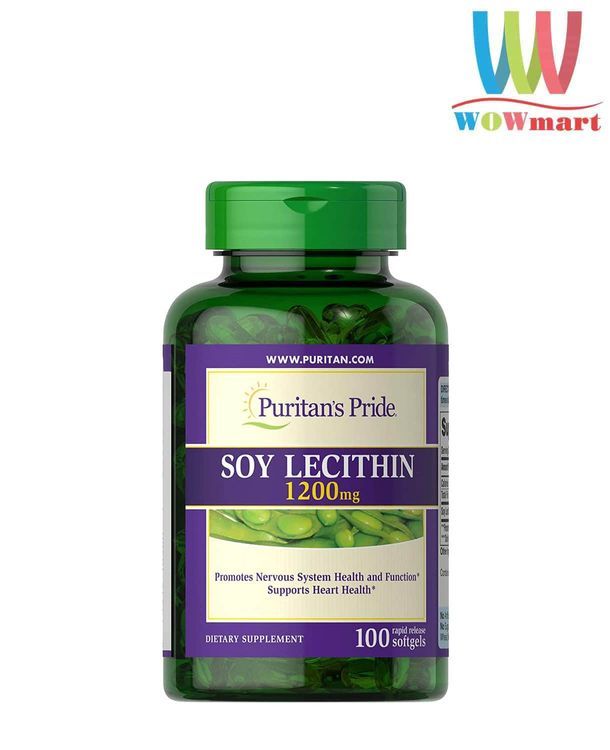 No. 1 - Viên Uống Puritan's Pride Soy Lecithin 1200 Mg - 1