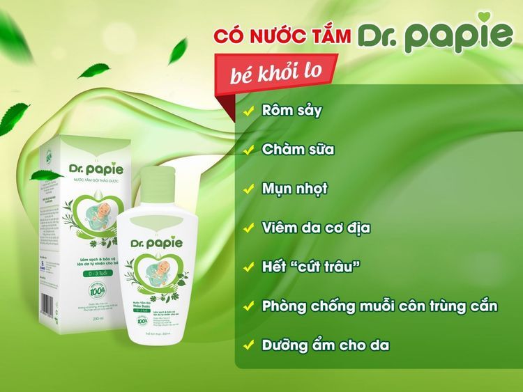 No. 5 - Sữa Tắm Gội Thảo Dược Cho Trẻ Sơ Sinh Dr.papie - 6