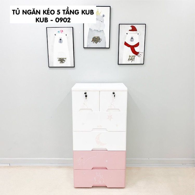 No. 7 - Tủ Nhựa Ngăn Kéo 5 Tầng Kub - 1