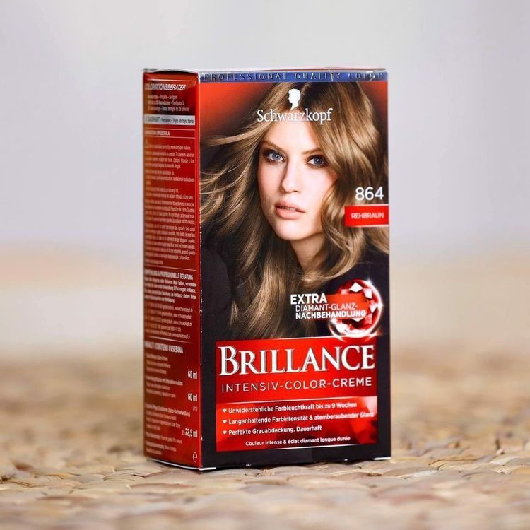 No. 5 - Schwarzkopf Brilliance - Màu 864 Fawn Brown - 2