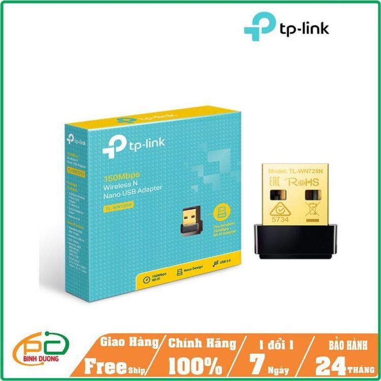 No. 7 - USB Wi-Fi Cho PC TP-Link TL-WN725N - 1