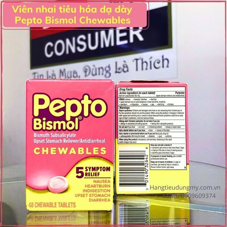 No. 8 - Thuốc Tiêu Chảy Chewable Tablets Original - 4