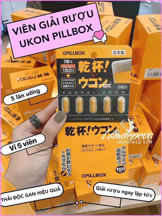 No. 3 - Viên Giải Rượu Kanpai Ukon - 2