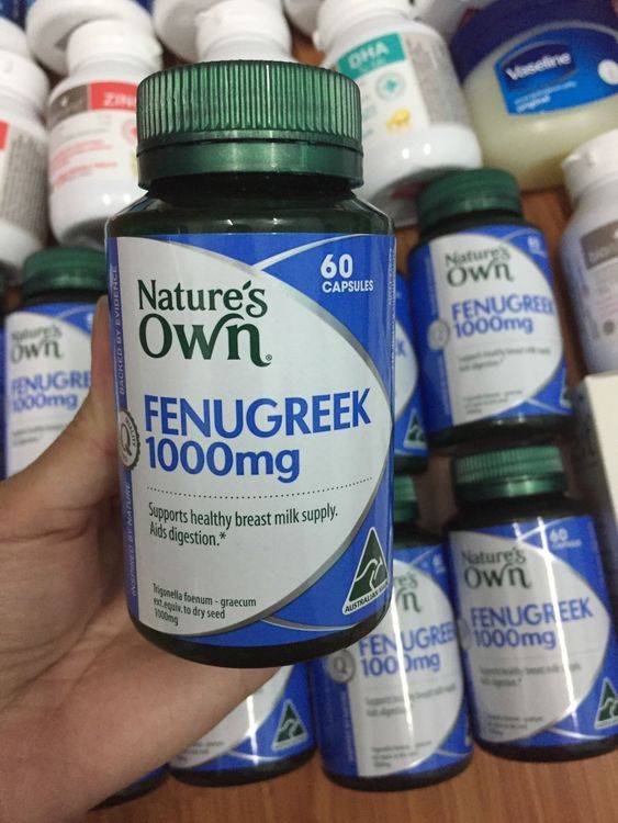 No. 7 - Viên Uống Lợi Sữa Nature's Own Fenugreek 1000mg - 3