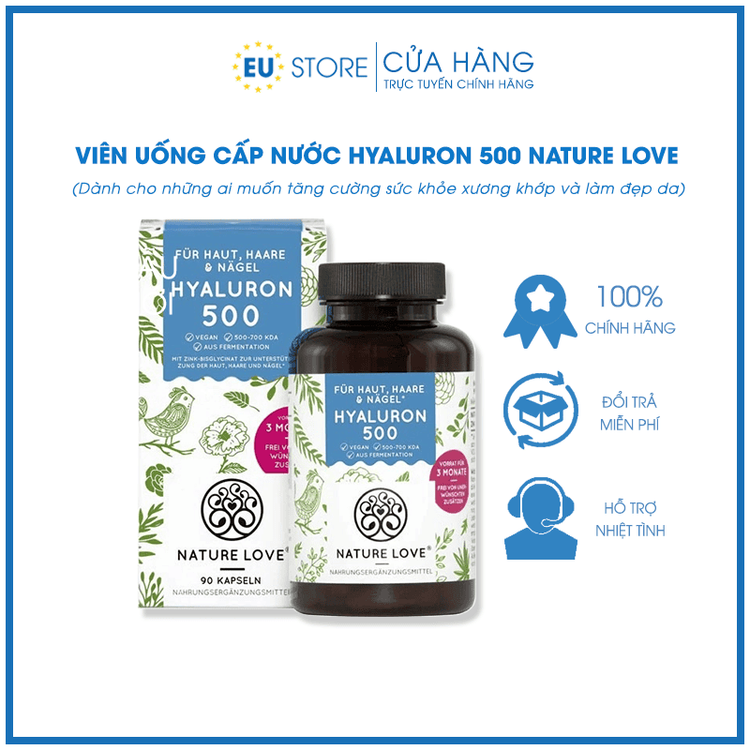 No. 5 - Viên Uống Cấp Nước Hyaluron Nature Love - 5