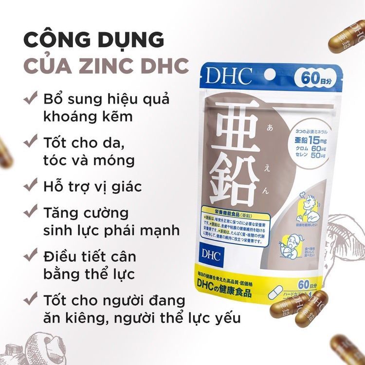 No. 7 - Viên Uống Bổ Sung Kẽm DHC - 5