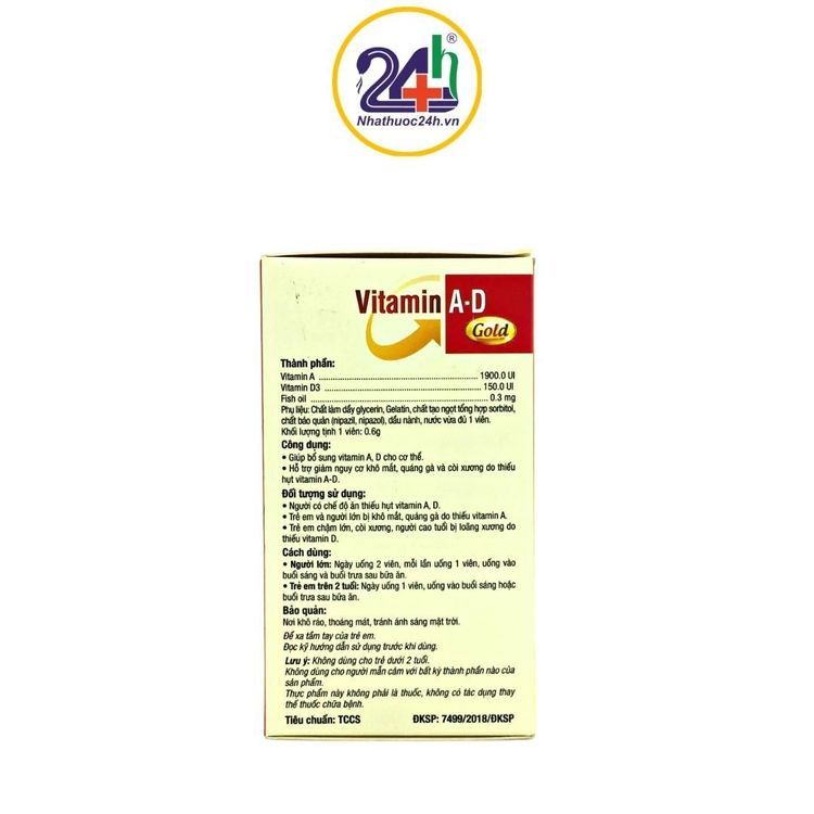 No. 2 - Viên Uống Vitamin A - D Gold - 6