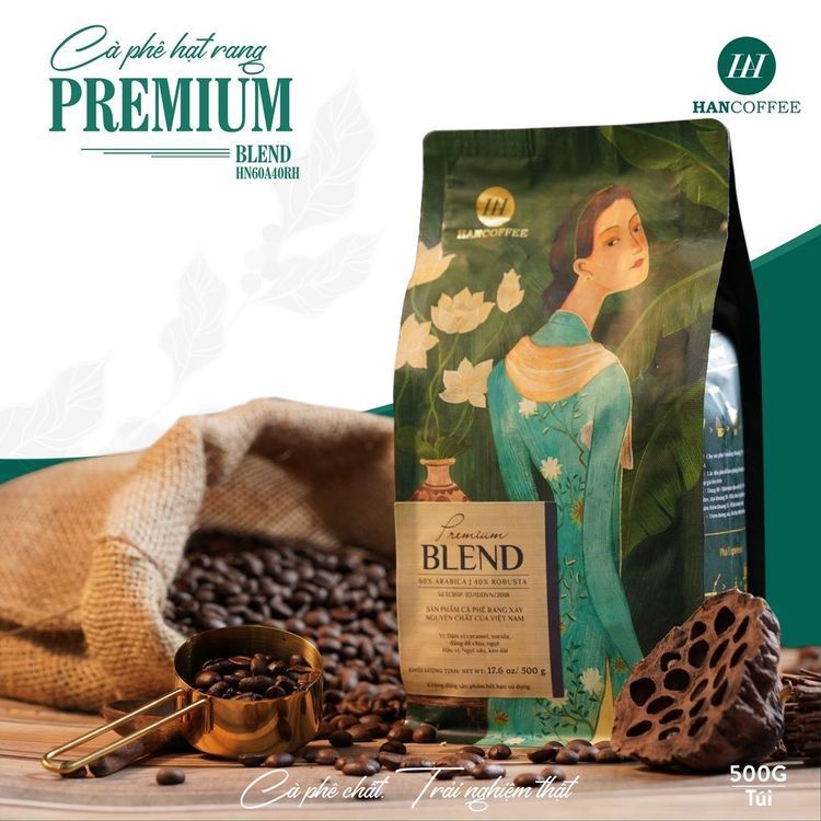 No. 6 - Cà Phê Hạt Rang Hancoffee Premium Blend - 3