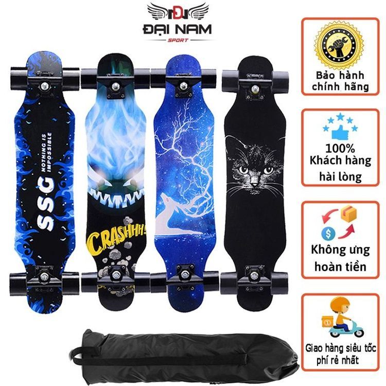 No. 1 - Ván Trượt Mặt Nhám Longboard - 4