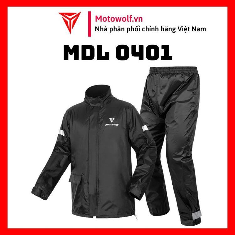 No. 1 - Áo Mưa Bộ Motowolf MDL0401 - 6