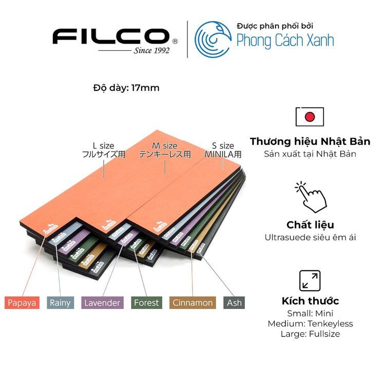 No. 3 - Kê Tay Bàn Phím Filco Majestouch Wrist Rest "Macaron" - 1