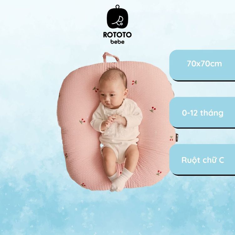 No. 1 - Gối Cho Con Bú Chữ C ROTOTO bebe - 2