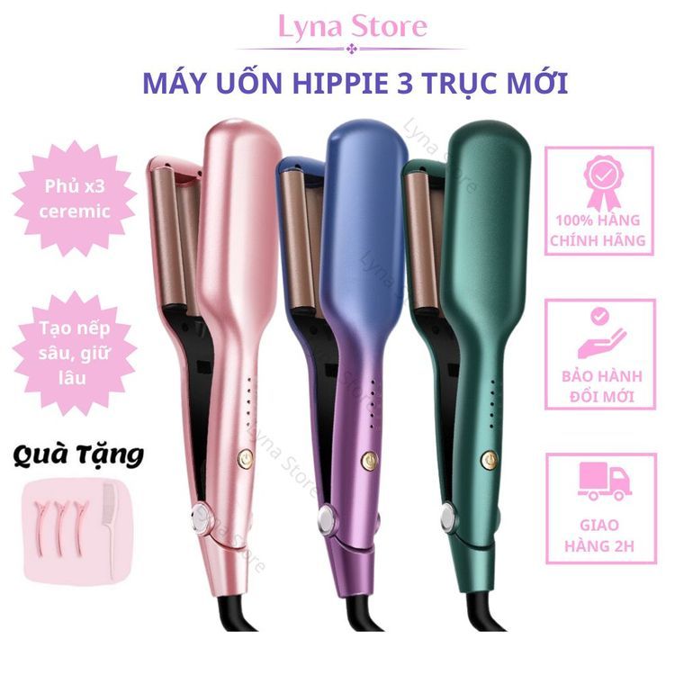No. 8 - LIG Máy Làm Xoăn Sóng Nước Hippie LIG 3 Trục - 4