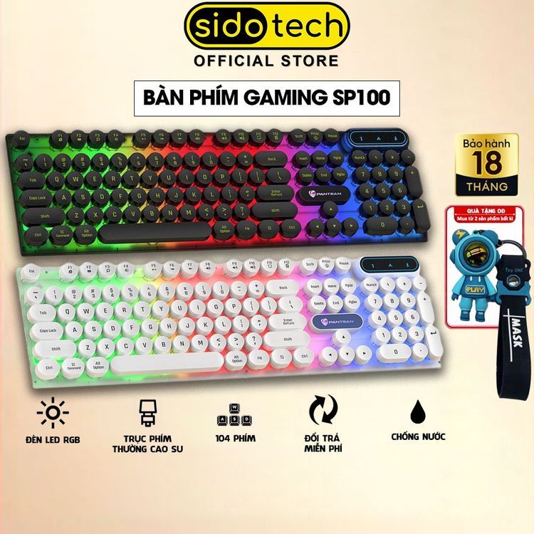 No. 3 - Bàn Phím Giả Cơ Sidotech SP100 LED RGBSP100 - 6