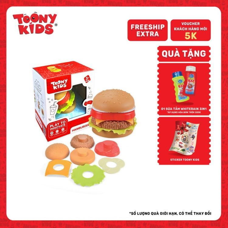 No. 2 - TOONYKIDS Bộ Đồ Chơi Nấu Ăn Hamburger TOONYKIDS - 2