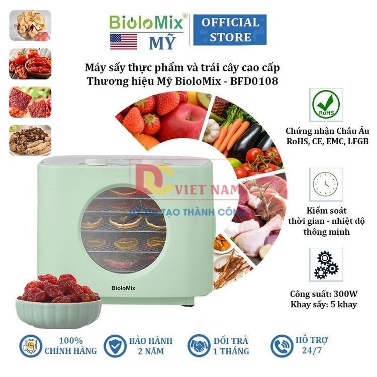 No. 8 - Máy Sấy Thực Phẩm BioloMixBFD0108 - 2