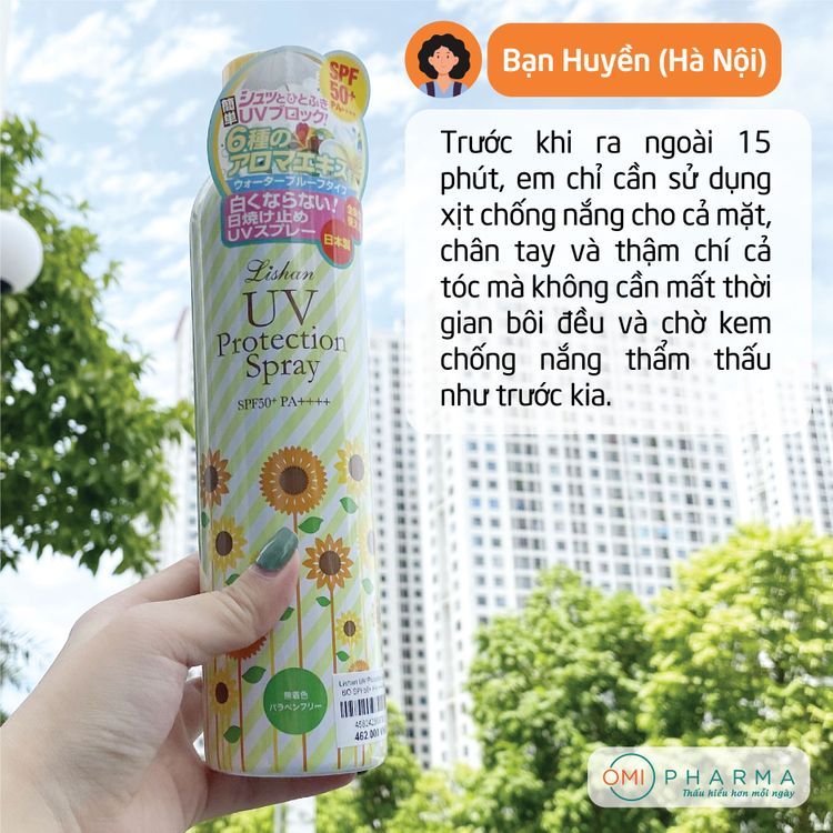 No. 2 - Xịt Chống Nắng Lishan UV Protection Spray - 6