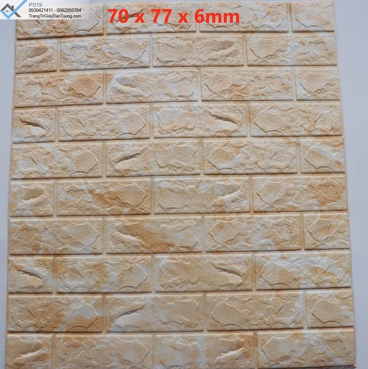 No. 3 - Xốp Dán Tường Giả Gạch 3D - 1